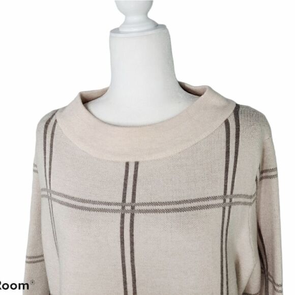 Apt. 9 Pullover Window Panel Wide Sleeve Sweater L - Picture 4 of 13